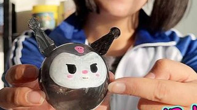 制作超简单库洛米空气捏捏 #库洛米 #捏捏乐 #手工diy #亲子手工 #内容启发搜索