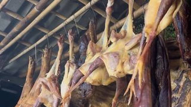 低盐腌制风干鸡，无需泡水！ #农村美食 #新农人计划2024 #记录真实生活