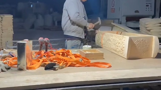 木艺品制作过程