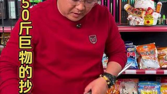 不锈钢大物巨物抄网 这才是真正的巨物抄网，可以直提50斤的大鱼。#大物抄网 #巨物抄网 #抄网 #抄