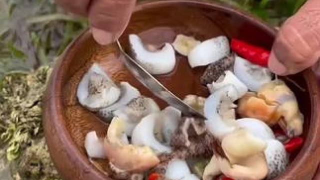 在户外吃也是很香呢#味道好极了你们想吃吗 #户外美食 #农村美食 #泰国美食 #东南亚美食