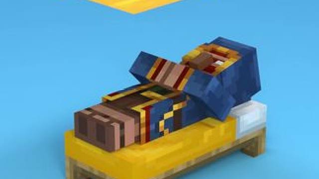 休闲动画第13期《黄色的小床》解压时刻：这个颜色黄不黄？ #我的世界 #解压时刻