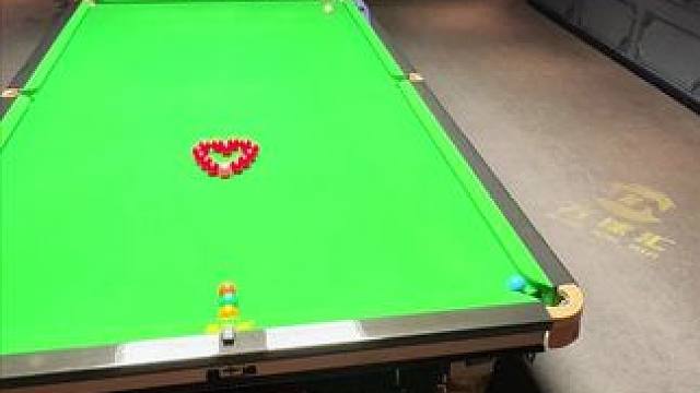 我这高杆吸库怎么样？ #斯诺克杆法秀 #台球是一种生活 #斯诺克台球 #台球