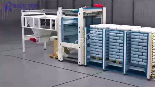 逐层拆包机产线