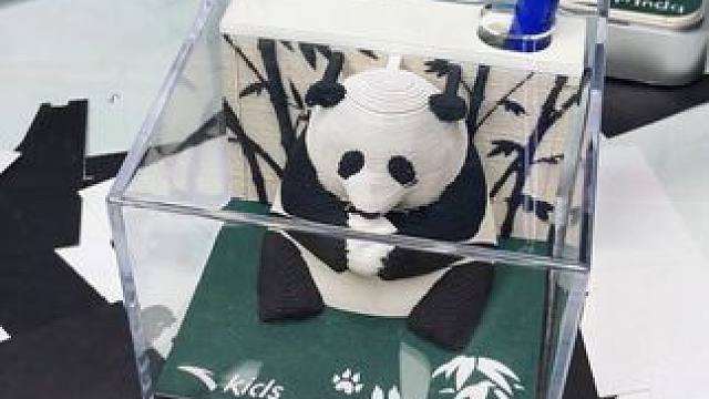 四川人快来澄清一下大熊猫究竟有多可爱！ #新年礼物  #送孩子  #送恋人  #伴手礼  #3D日历