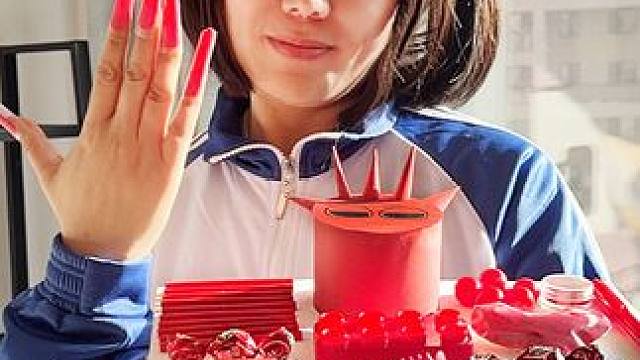 只用红色的东西做声控解压板 #手工diy #解压 #亲子手工 #创意手工 #手工制作