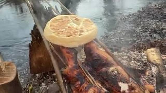 户外烤鸡 #露营报告