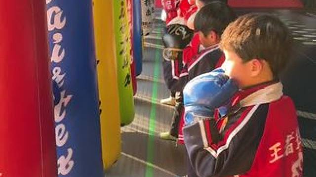 #少儿搏击散打 #日常训练 #搏击男孩 #拳力以赴 #坚持的意义
