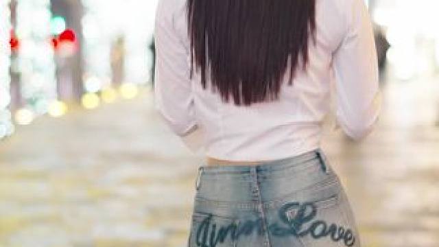 背影完美 #性感牛仔裤 #极品身材 #性感美女