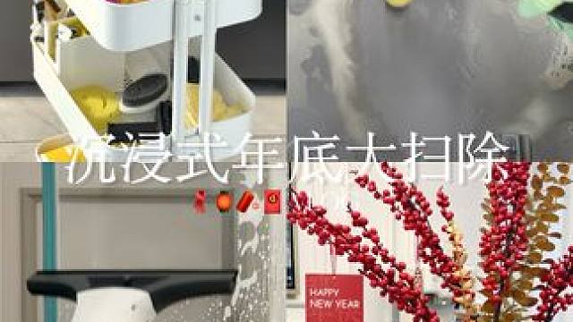 VLOG 超解压沉浸式新年大扫除开始啦！ #沉浸式 #年底大扫除 #卡赫一下 #德国蒸汽机 #卡赫擦