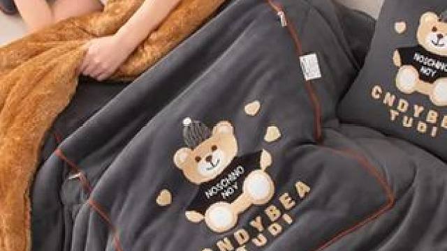 TeddyBear/泰迪熊车载折叠多功能二合一加厚两用午睡毯靠枕被靠垫
 
 #午睡毯 #午睡毯子 