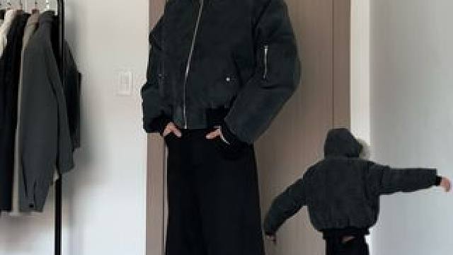 座山雕配黑牛真是帅的不行#ootd穿搭 #cleanfit #过年穿什么 #秋冬氛围感