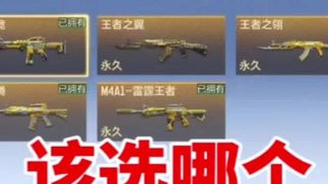 王者轮回五选一，选哪个更合适? #cf手游百闻封神录 #穿越火线手游 #cf手游9周年