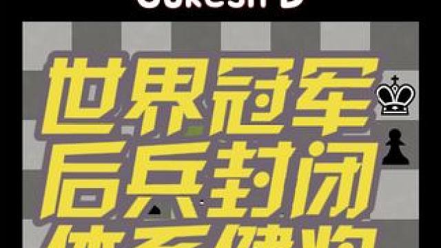 国际象棋世界冠军对抗赛实战 #下棋 #知识 #游戏 #益智 #作品 我们来欣赏这一盘对局双方使用封闭
