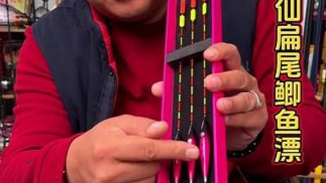 小凤仙扁尾浮漂 长竿做钓看漂即清晰还不失去灵敏度的浮漂，扁尾浮漂套装。#浮漂鱼漂 #渔具鱼漂 #浮漂