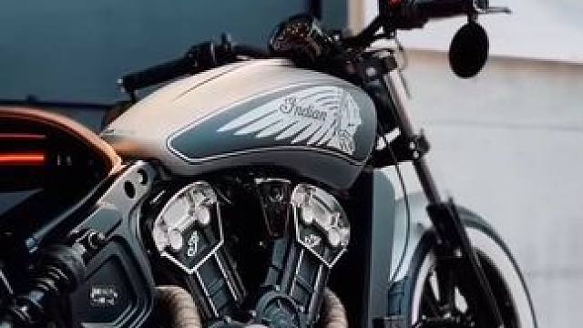 TANK-印第安侦察兵bobber 
#印第安摩托车 #侦察兵bobber #bobber #巡航 