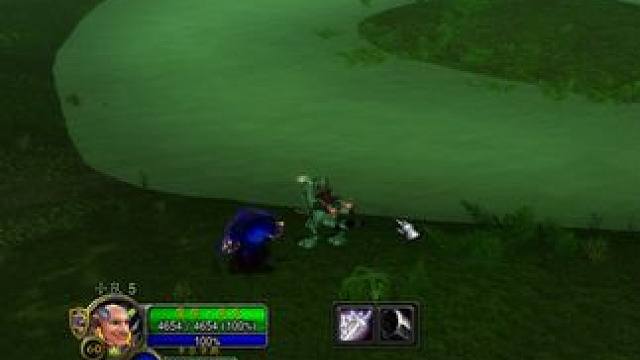 战士看见我，就冲过来开鲁莽打我！ #魔兽世界 #魔兽世界怀旧服