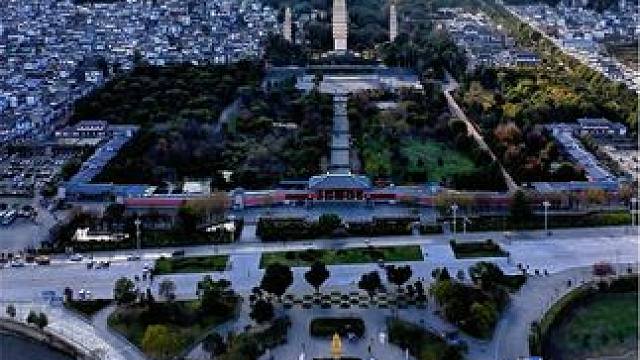 背靠苍山面向洱海 云南大理崇圣寺三塔#云南dou是好风光 #地标建筑 #名胜古迹#旅行推荐官