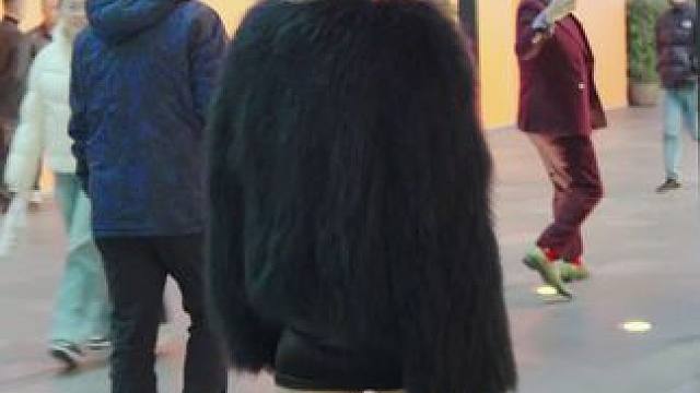 #性感美女 #路人视角 #完美身材