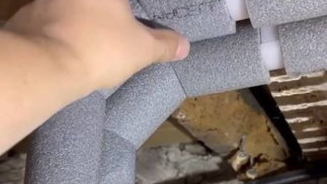 德国紫铜水管的安装和保暖固定方式。#施工工艺 #紫铜管 #结实耐用 #匠心精神 #管道保温