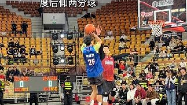 陈泽文高难度后仰2分球#篮球 #后仰跳投 #集梦116 #篮球需要沉淀 #跳投美如画