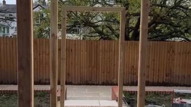 英国乡村庭院多维度打造施工全貌！ #庭院设计 #小院改造 #庭院地面铺装 #工匠手艺 #庭院装饰