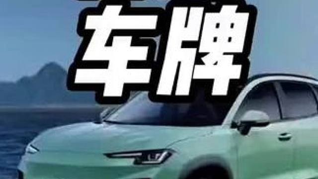 我们的车牌可能要更新了，白底黑字确实帅#内容启发搜索 #车牌 #车牌号