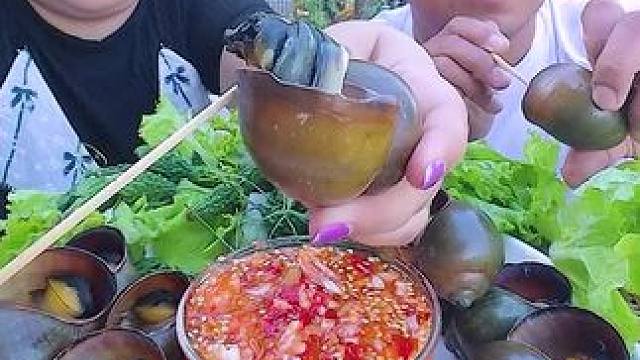 泰国福寿螺美食 #东南亚美食 #爱生活爱美食 #舌尖上的美食 #把家乡的味道分享给大家 #内容启发搜