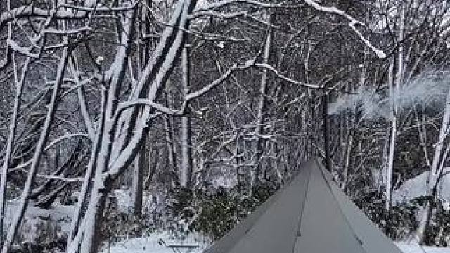 雪地露营 #露营报告