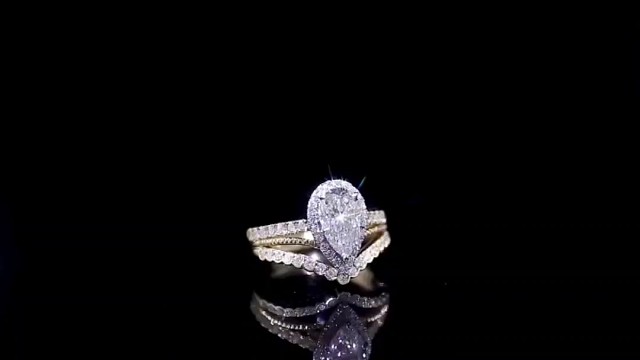 WinstonMall Diamond Luxury Wedding Ring Jewelry