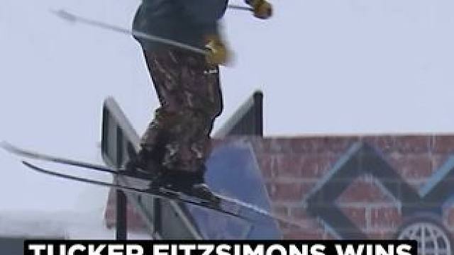 Tucker FitzSimons赢得Men’s Ski Street Style银牌！#XGame