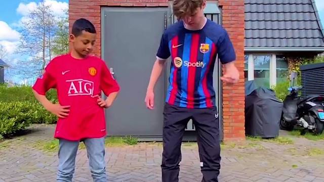 花式颠球你看过没有