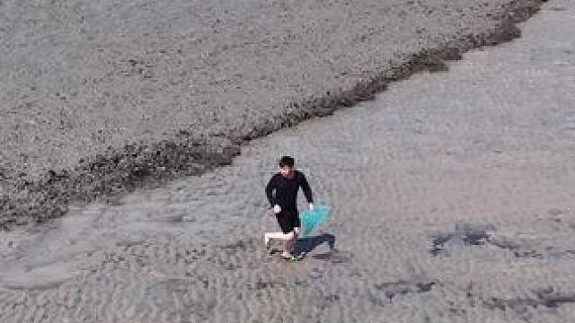 杭州非物质文化遗产抢潮头鱼，是钱塘江一带居民的传统习俗，指江潮卷来时追赶潮水，捞取被潮水击昏之鱼。抢