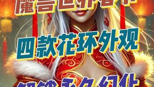 魔兽世界春节四款花环解锁永久幻化方法 #2025魔兽人齐贺新春 #网易大神 #魔兽世界 #魔兽世界春