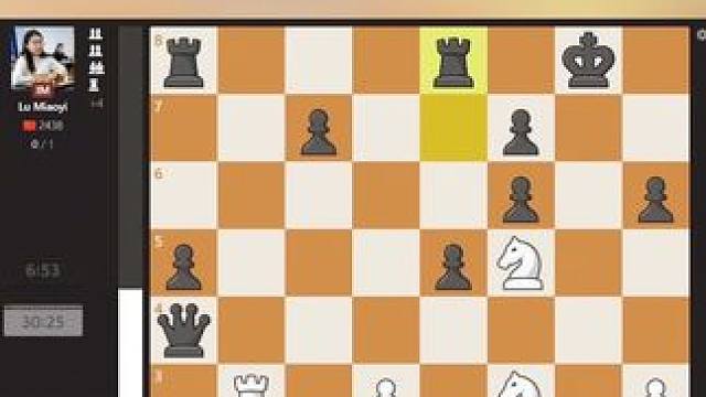 2024十佳对局之萨尔吉扬vs鹿妙夷，极其精确，谁说女子不如男#国际象棋 #下棋的手法和技巧 #下棋