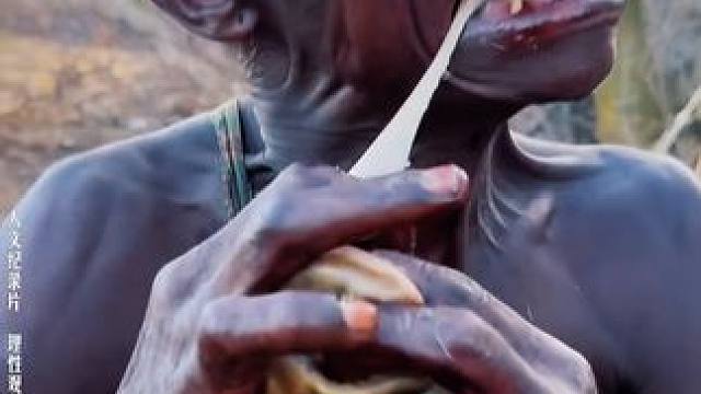 盐焗肥肠毛肚，哈扎比部落！ #哈扎比部落 #内容启发搜索