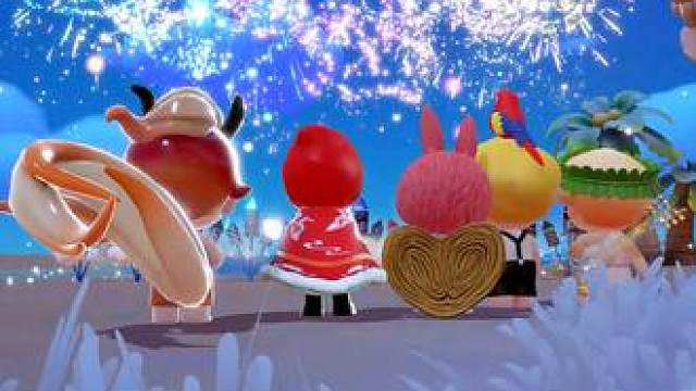 难忘今宵，同朋友一起的云鲸岛 #泡泡玛特梦想家园手游 #泡泡玛特 #梦想家园 #梦想家园手游