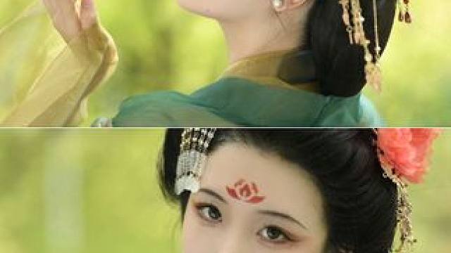 不是盛世大唐，养不出这样雍容华贵的花 最拿得出手的不是舞蹈，是国风大气的非网红脸#惊鸿一瞥 #汉服 