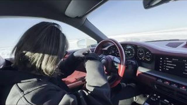 我的女徒弟开出了我的丝滑感#雪地漂移