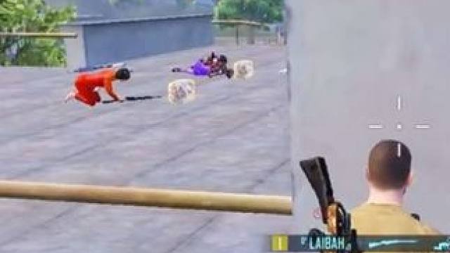 今天又来制裁老六啦！ #老六 #吃鸡日常 #骚操作 #游戏 #搞笑