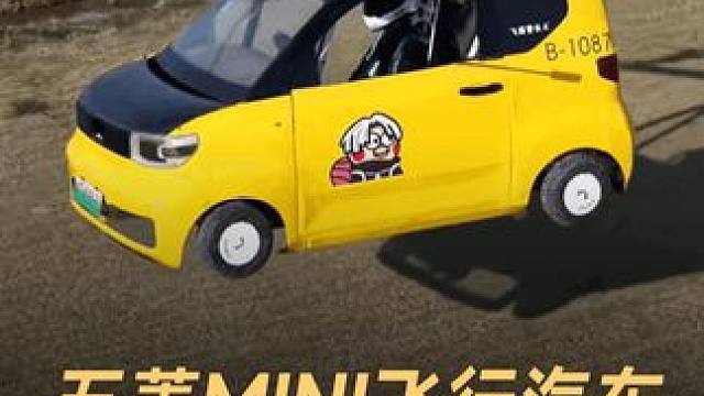 五菱MINI飞行汽车，民间大神手工打造 #五菱  #五菱宏光  #五菱MINI  #飞行汽车  #新