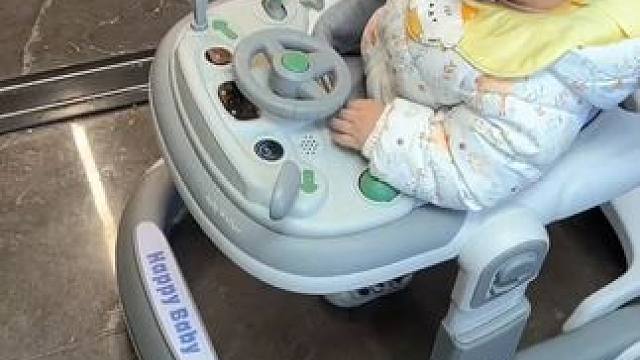 学步车手推车三合一，有了它#太省妈了 ，不用弯腰扶着走路了#婴儿学步神器  #学步车  #儿童学步车