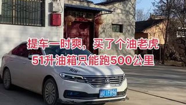 提车一时兴奋，油耗一天比一天高，几乎11个油了，现在一个月只敢开三次，感觉比奔驰宝马奥迪还费油，早知