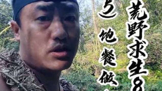 冬季荒野求生81天（15）饱餐做火折 野外生存食物越来越难找，寒风瑟瑟该往何处去#荒野求生 #野外生