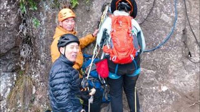 永嘉十二峰宝马线，有幸33流云和宝马给我做保护
#惊险刺激 #玩的就是心跳 #户外 #保持热爱奔赴山