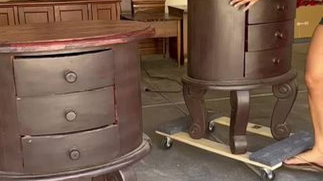 翻新柜子#解压 #旧物改造 #是时候展现真正的技术了