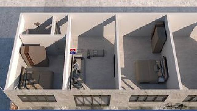 农村旧房改造 六间旧房改造两户#旧房改造#农村自建房