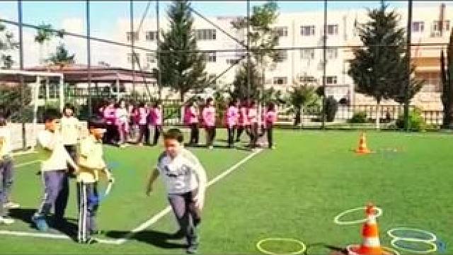 体育课堂游戏分享。 