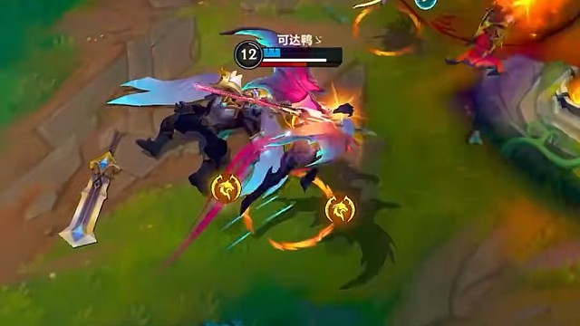 海魔神，丝血变满血，一剑双雕~