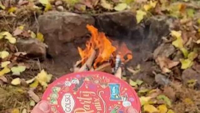 制作天然木炭#是时候展现真正的技术了 #dou来休息一下